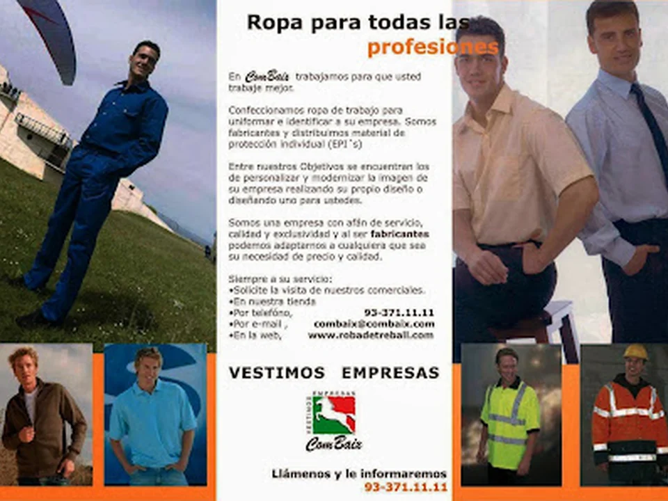 ComBaix – Uniformes i equips de protecció professionals