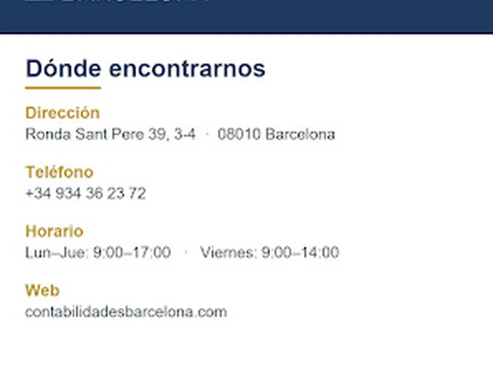 Contabilidades Barcelona, S.L.
