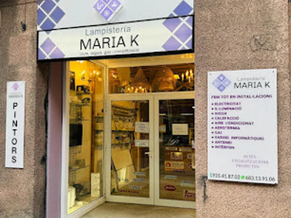 Lampistería María K, Lampista