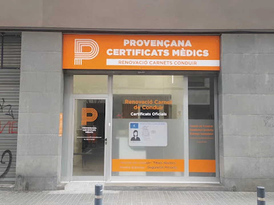 Renovar carnet de conduir i certificats mèdics L'Hospitalet de Llobregat - Provençana