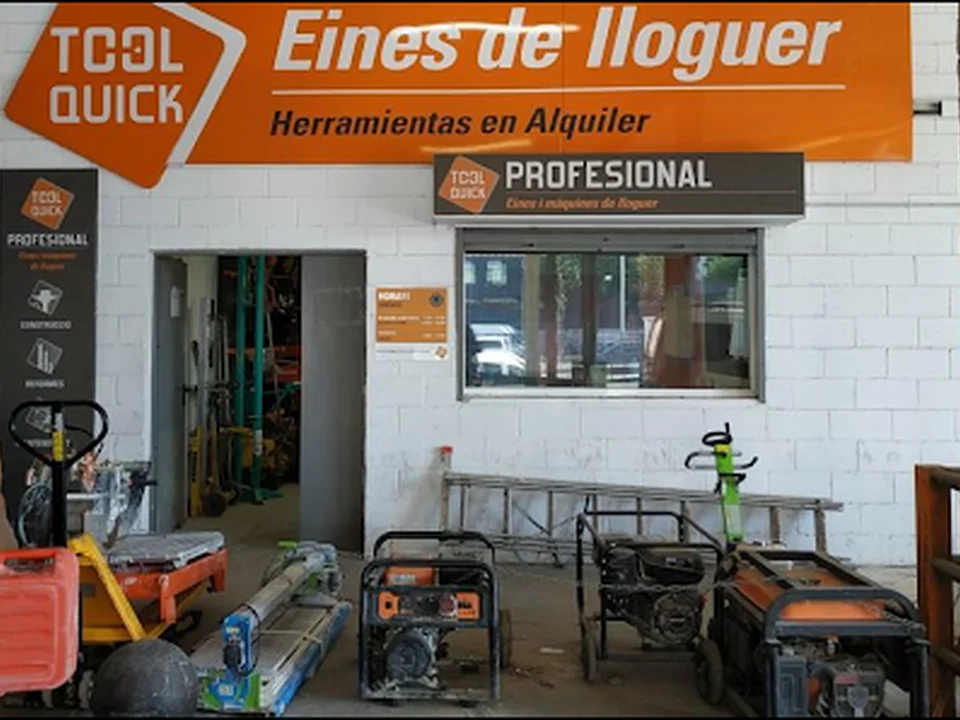 TOOLQUICK L'HOSPITALET ALQUILER DE MAQUINARIA